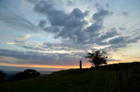 Tyndale Monument at dusk