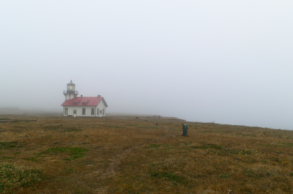 Point Cabrillo Lighthouse in the Fog